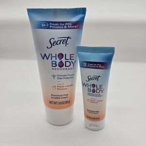 Secret Whole Body Deodorant - Peach & Vanilla Blossom